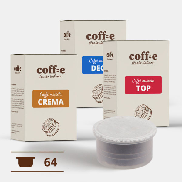 Capsule compatibili Lavazza Espresso Point® - Miscele Caffè Robusta, Arabica e Caffè decaffeinato – Coff-e