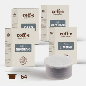 Capsule compatibili Lavazza Espresso Point® - Ginseng, Orzo, Caffè macchiato, The al limone – Coff-e