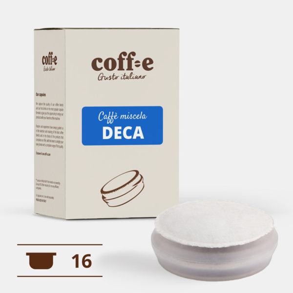 Capsule sistema chiuso Coff-e - Caffè Decaffeinato torrefatto artigianalmente – Coff-e System