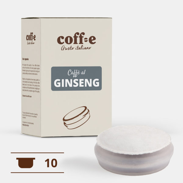 Capsule sistema chiuso Coff-e - Capsule caffè al Ginseng – Coff-e System