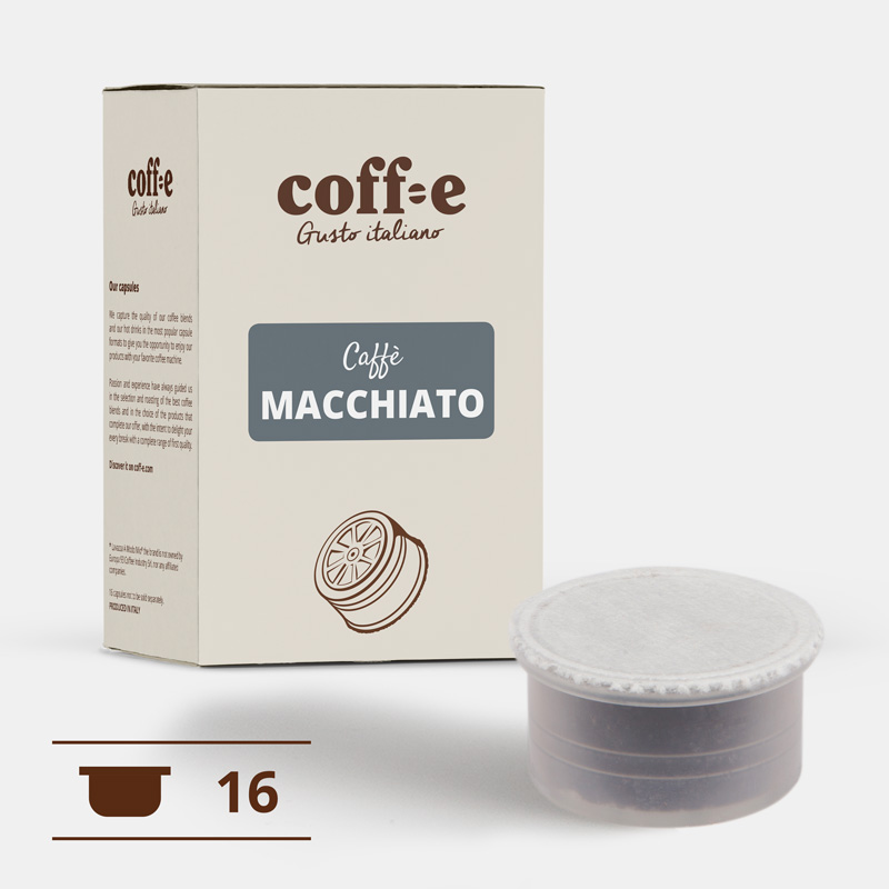 Caffè macchiato capsule compatibili Espresso Point ® Lavazza