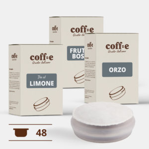 Kit degustazione capsule the e bevande - qualità artigianale - dal produttore direttamente a casa tua - prodotto 100% Made in Italy - COFF-E