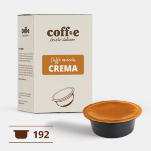 Lavazza ® A Modo Mio 192 capsule compatibili caffè robusta torrefatto artigianalmente nel nostro stabilimento di Vicenza - COFF-E