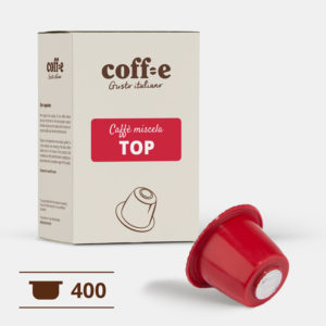 400 capsule caffè arabica compatibili Nespresso® - caffè torrefatto artigianalmente nel nostro stabilimento di Vicenza - COFF-E