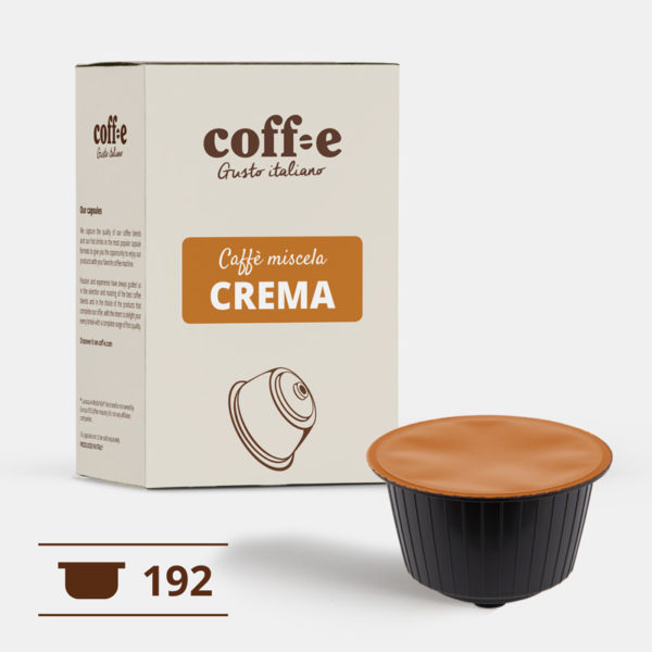 192 capsule caffè robusta compatibili Dolce Gusto ® Nescafè - Torrefazione artigianale - dal produttore al consumatore - Coff-e