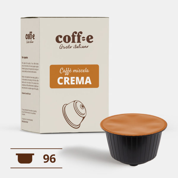 96 capsule compatibili Dolce Gusto ® Caffè robusta Nescafè - Torrefazione artigianale - dal produttore al consumatore - Coff-e