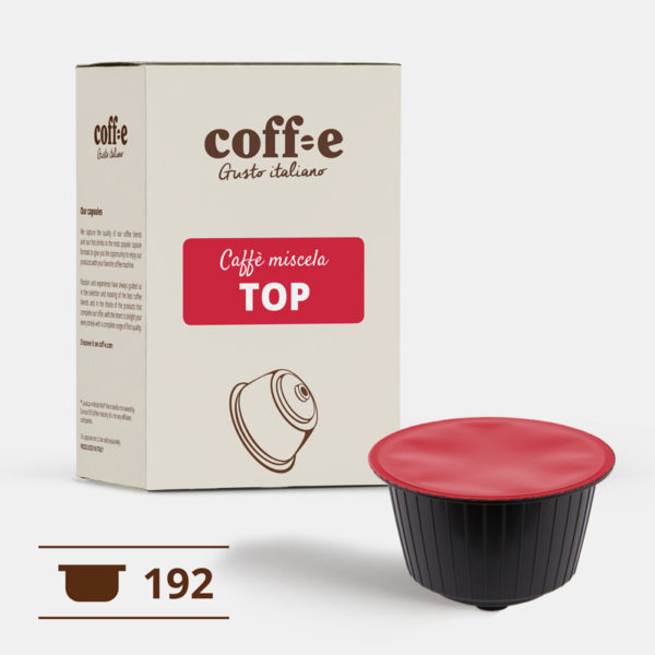 192 capsule caffè arabica compatibili Dolce Gusto ® Nescafè - Torrefazione artigianale - dal produttore al consumatore - COFF-E