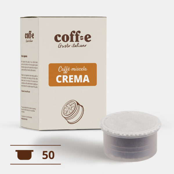 50 capsule compatibili Lavazza Espresso Point - Caffè miscela robusta - COFF-E