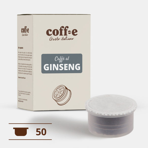 50 capsule compatibili Lavazza Espresso Point - Caffè al ginseng - COFF-E