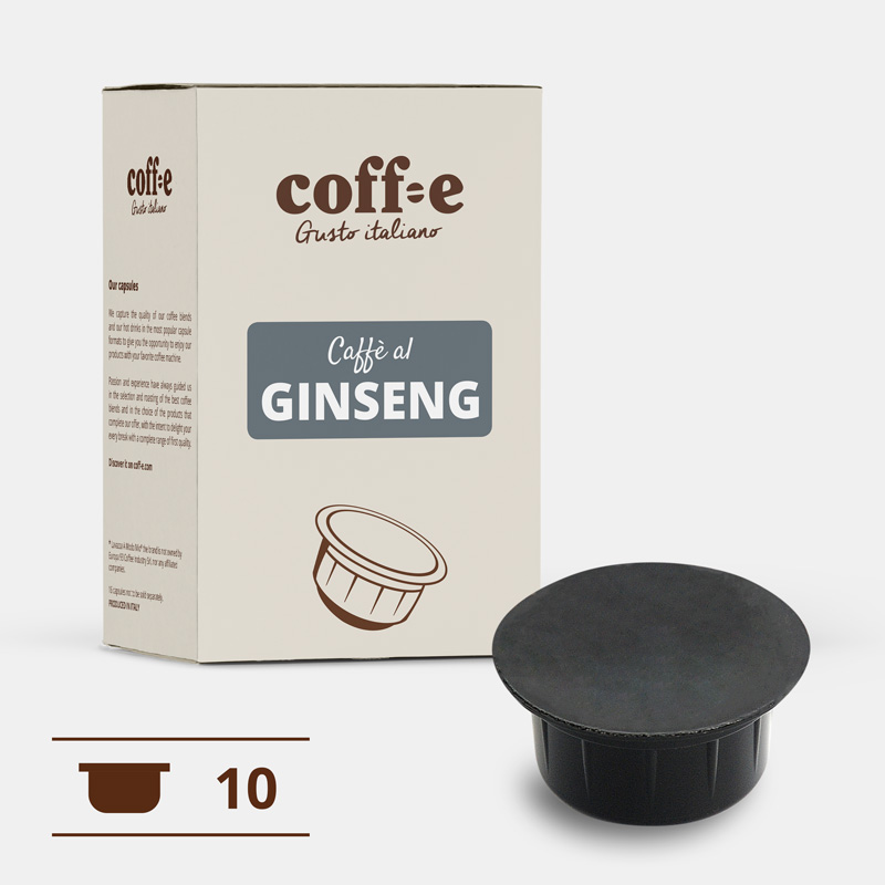 Caffè al ginseng in capsule compatibili Caffitaly ®