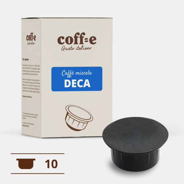 Caffitaly decaffeinato capsule compatibili in vendita online - COFF-E Gusto Italiano