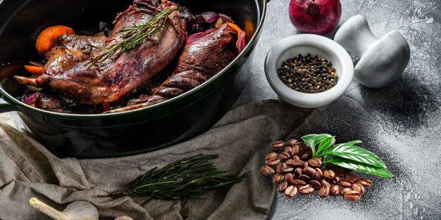 coniglio al caffe Coniglio al caffè: una ricetta sorprendente! - COFF-E