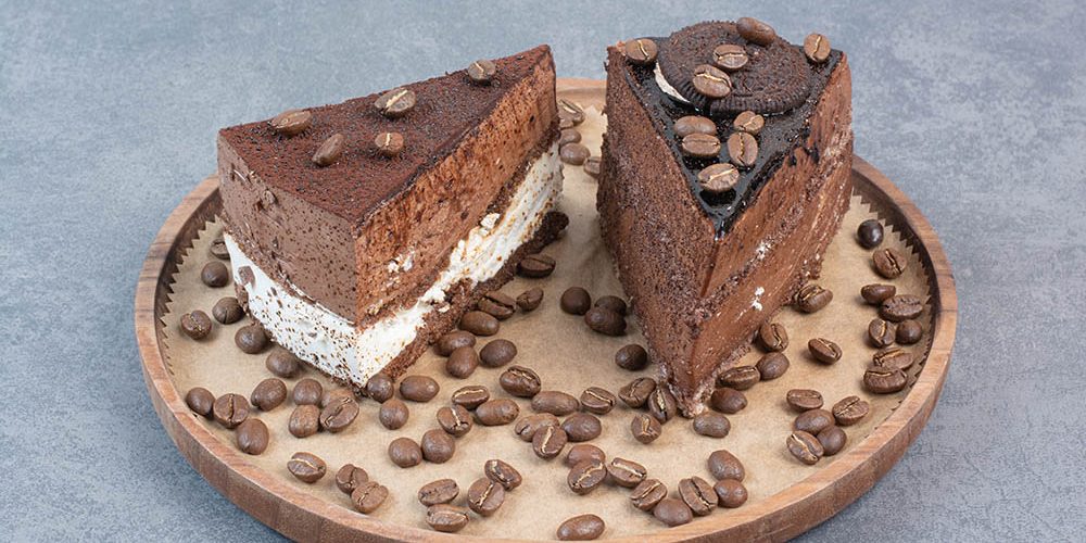 torta fredda al caffè e yogurt