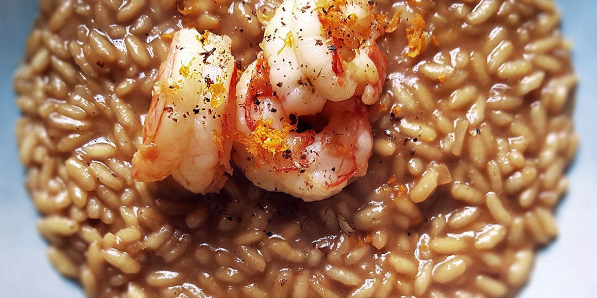 risotto caffe e gamberi al mandarino_mod risotto-al-caffe-e-gamberi-al-mandarino